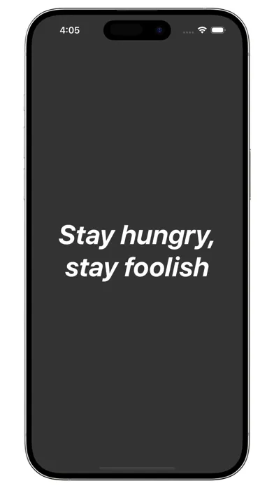 Captures d'écran de Quote Display - Motivation