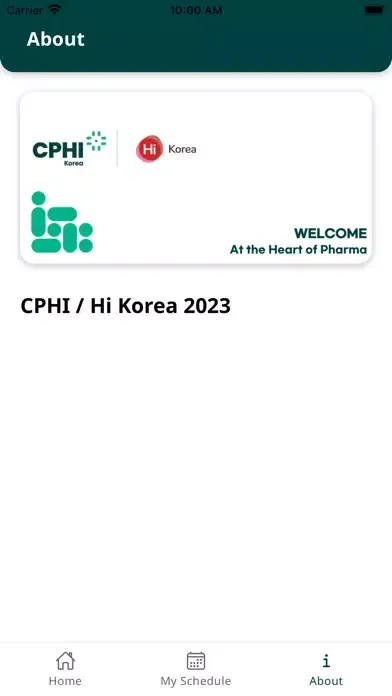 Capturas de tela do CPHI / Hi Korea 2023