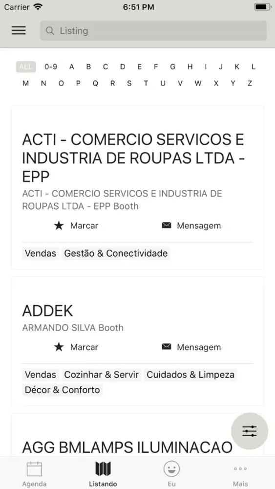 Скриншоты Agenda Inteligente Equipotel