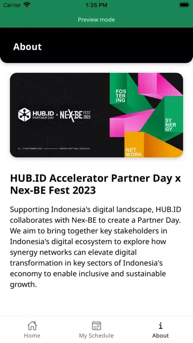 Tangkapan skrin HUB.ID x Nex-BE
