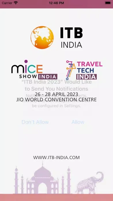 ภาพหน้าจอของ ITB India 2023
