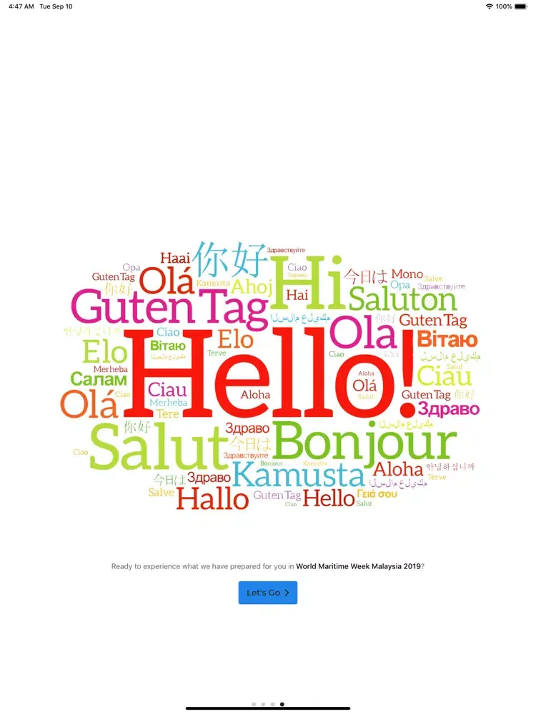 Capturas de pantalla de WMW'19 iPad