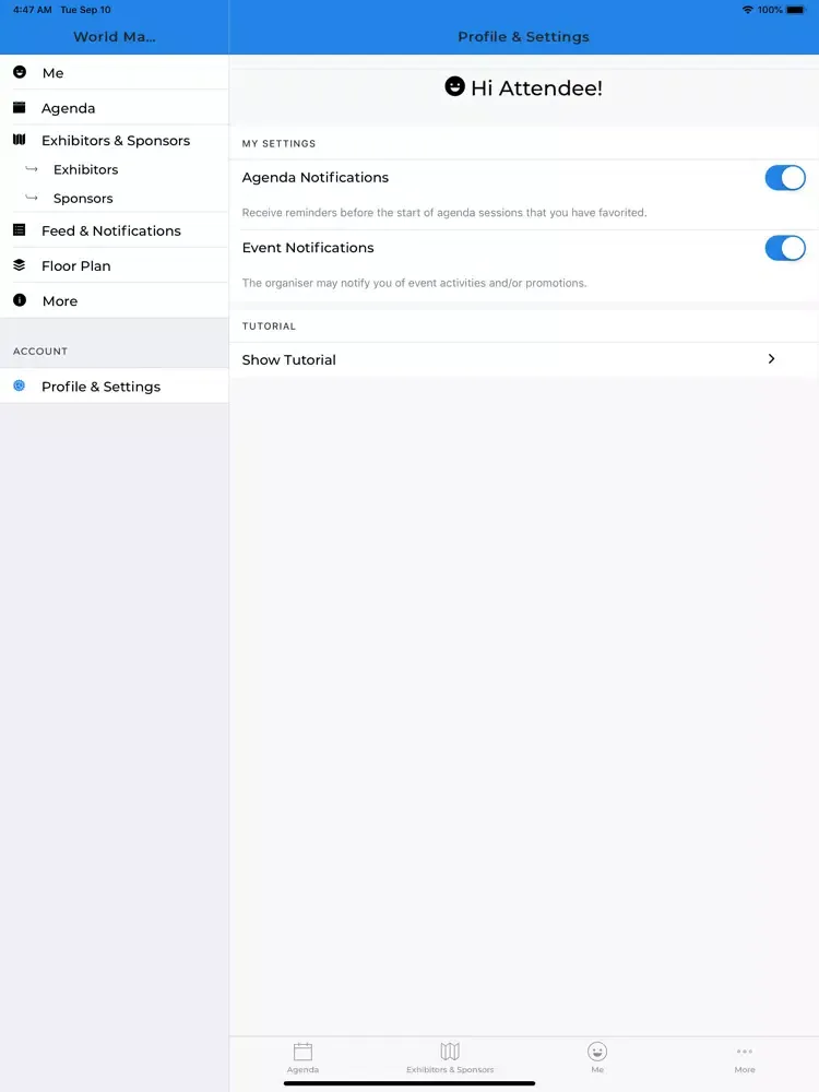 Capturas de pantalla de WMW'19 iPad