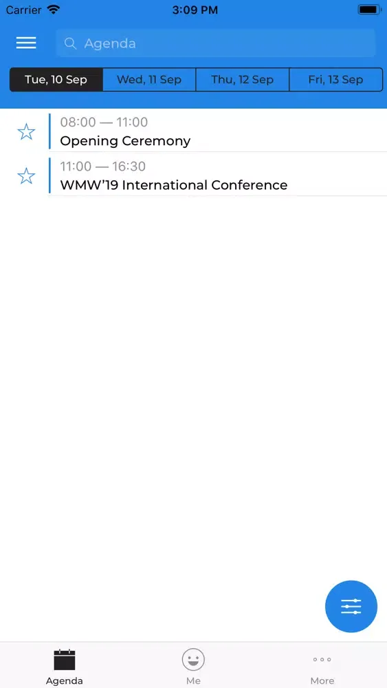 Capturas de pantalla de WMW'19