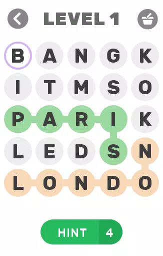 City Names Word Game Screenshots