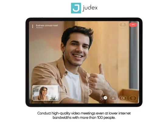 Judex – Video Conference iPad 应用截图