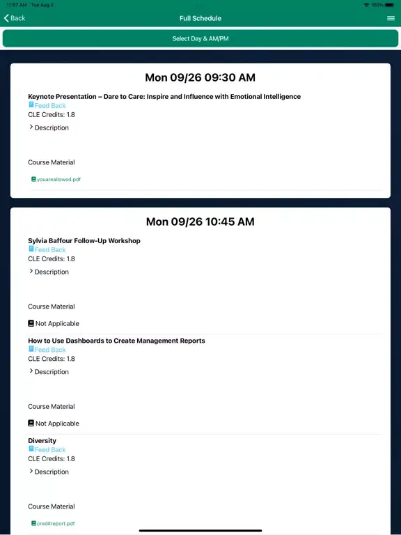 NJ Probation Training iPad  Screenshots