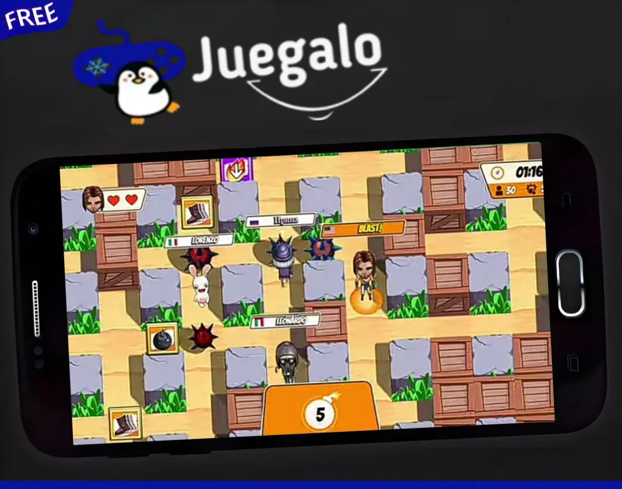 Capturas de tela do Juegalo