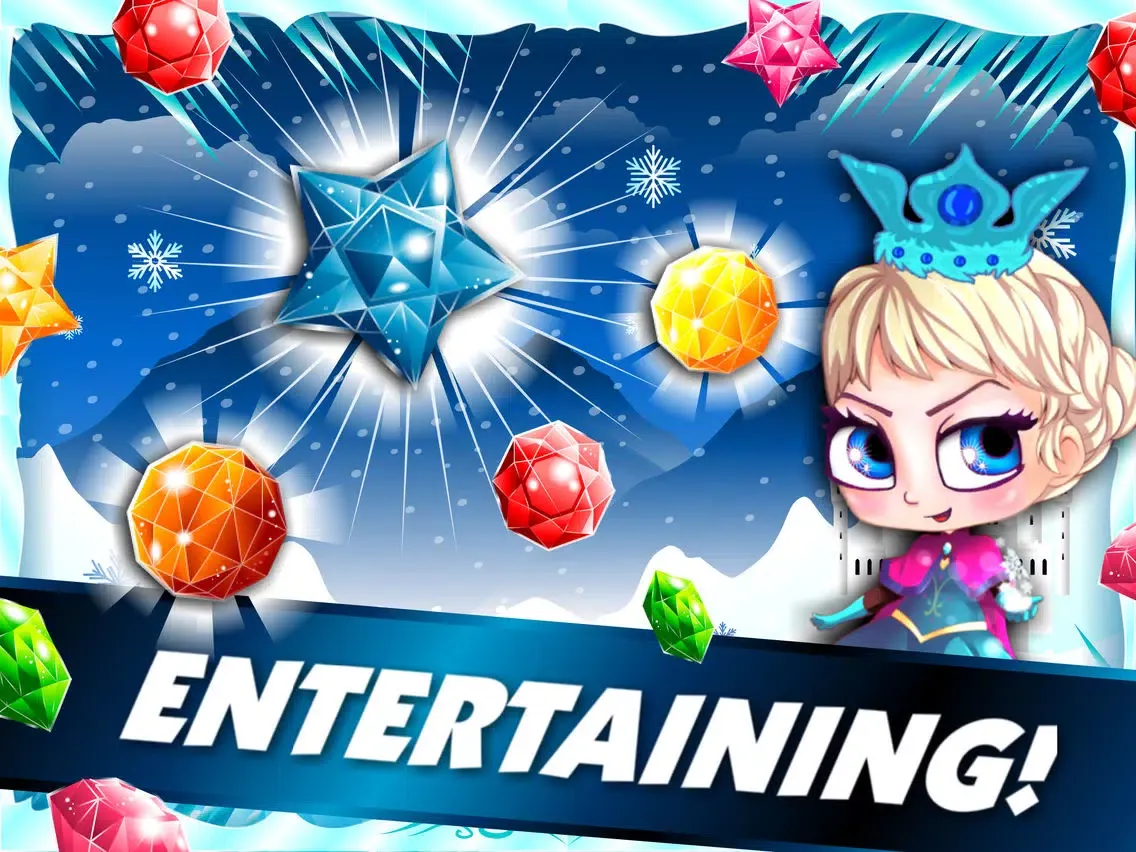 Скриншоты ``` Frozen Queen Match-3``` - fun candy puzzle game for jewel mania'cs free iPad 