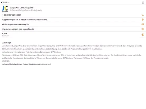JN Consulting Events iPad  Ekran Görüntüleri