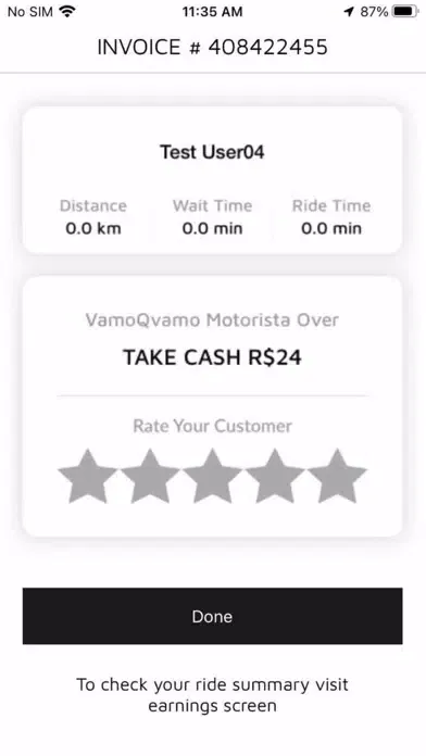 Ảnh chụp màn hình của vamoQvamo Motorista