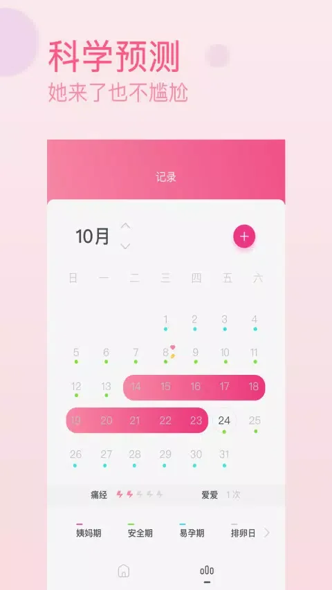 Captures d'écran de 大姨妈经期