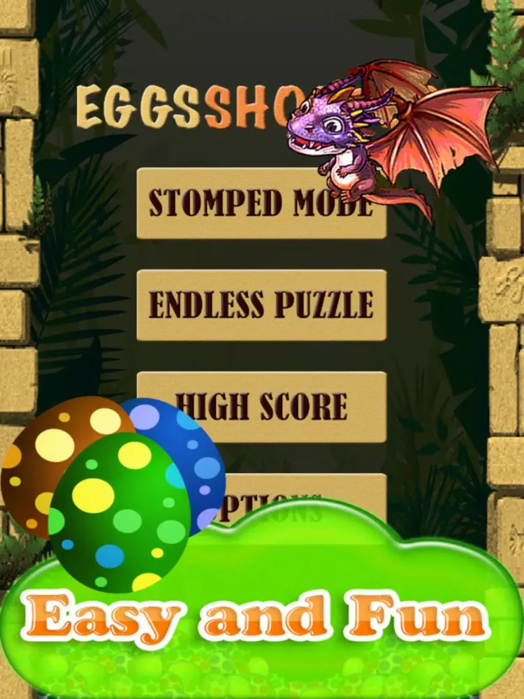 Dinosaur Egg Bubble Shooter iPad  سکرین شاٹس
