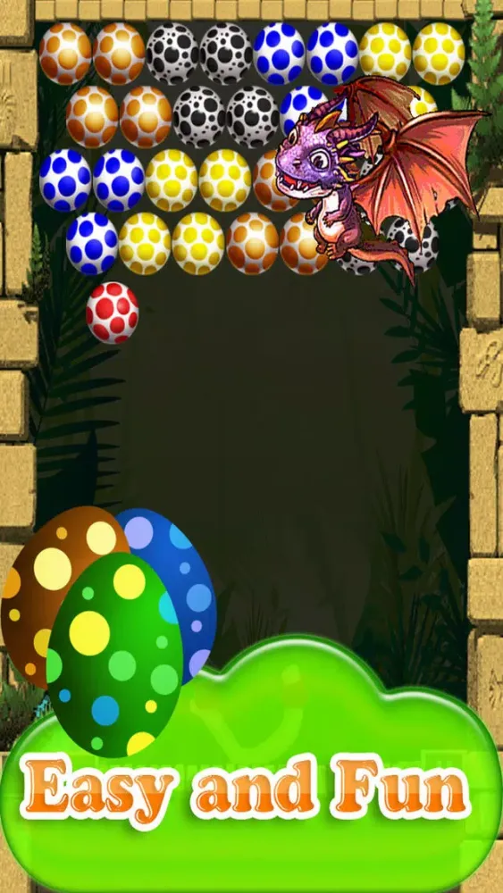 Dinosaur Egg Bubble Shooter سکرین شاٹس