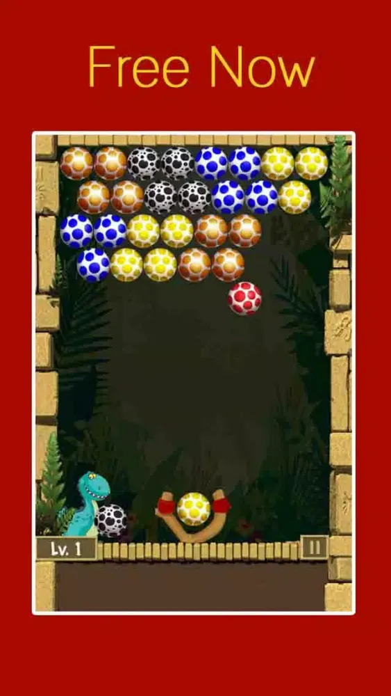 Amazing Bubble Game : Dinosaur Egg Shooter Free Edition Screenshots