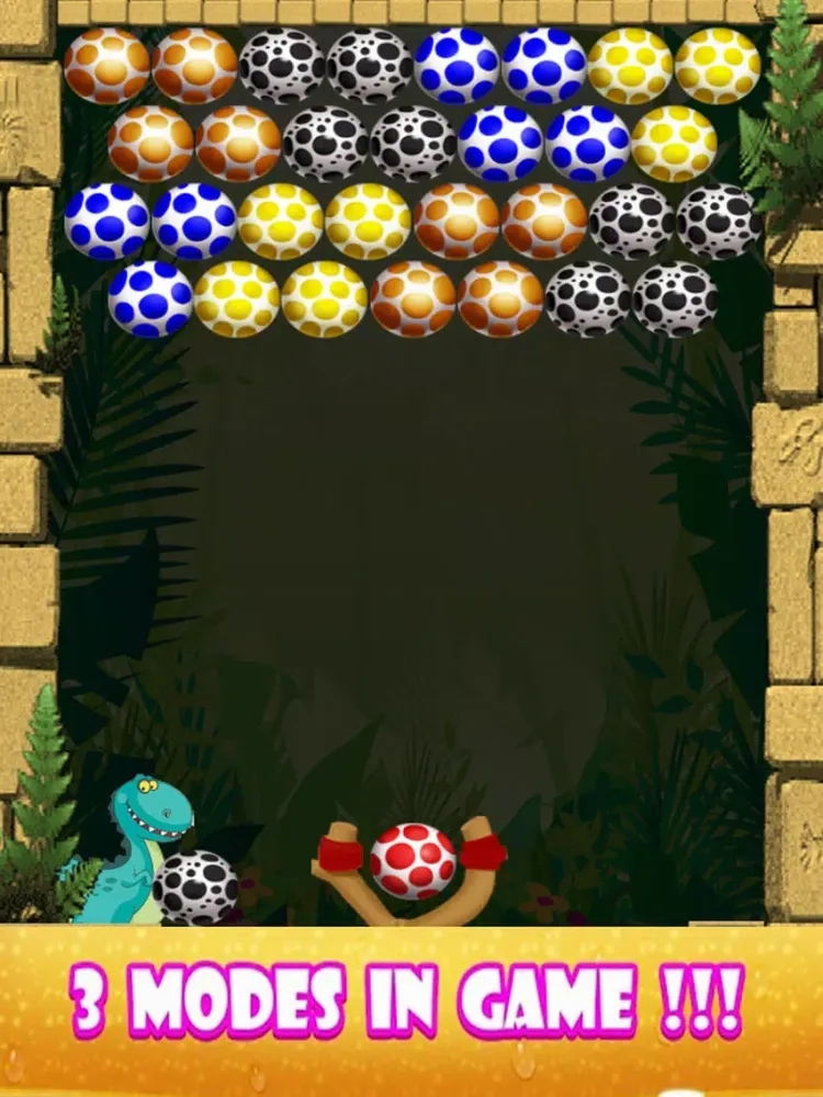 Ảnh chụp màn hình của Crazy Eggs Bubble Shoot iPad 
