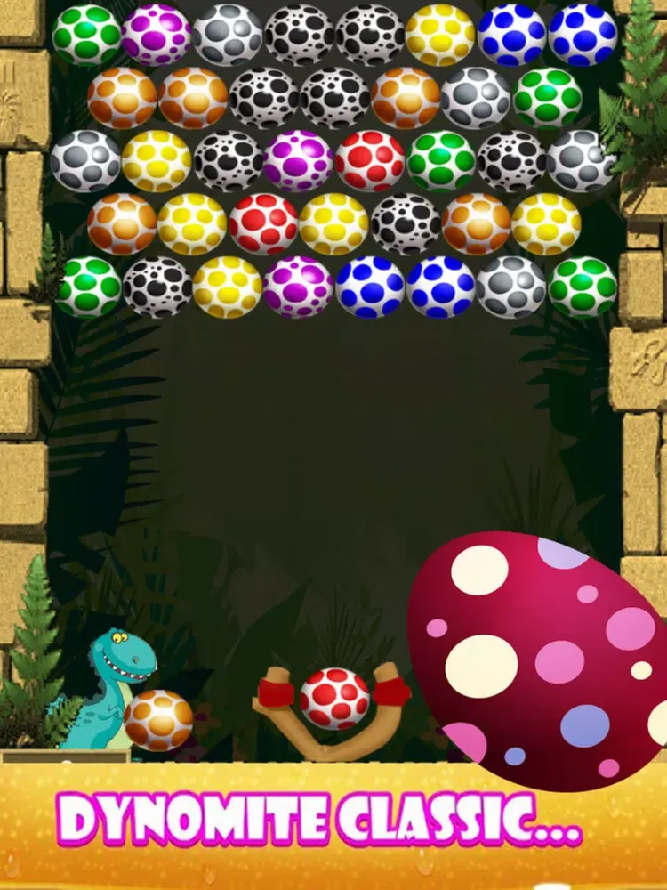 Ảnh chụp màn hình của Crazy Eggs Bubble Shoot iPad 