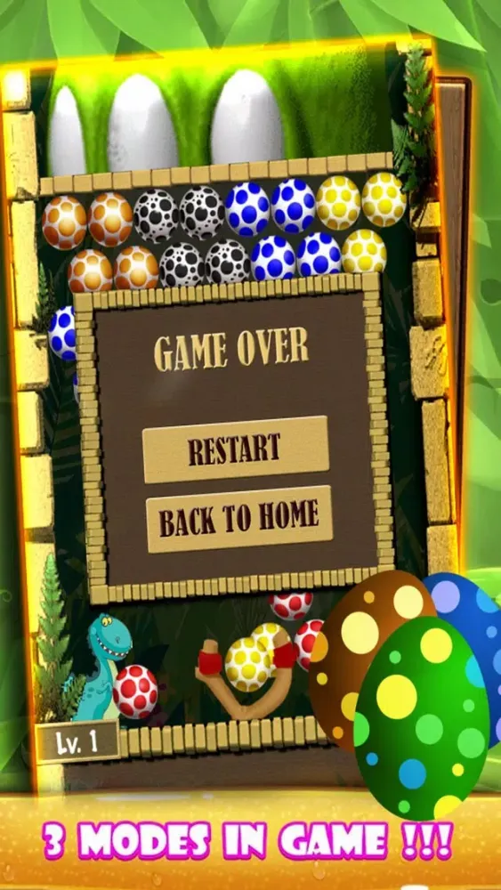 New Dinosaur Eggs: Shooter Classic স্ক্রিনশট
