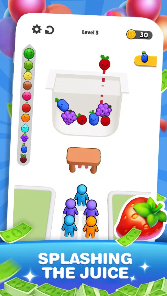 Juice Splash Game スクリーンショット