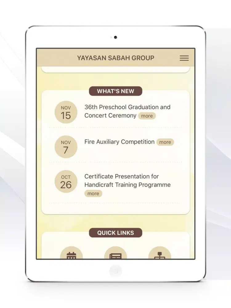 Yayasan Sabah Group iPad 应用截图