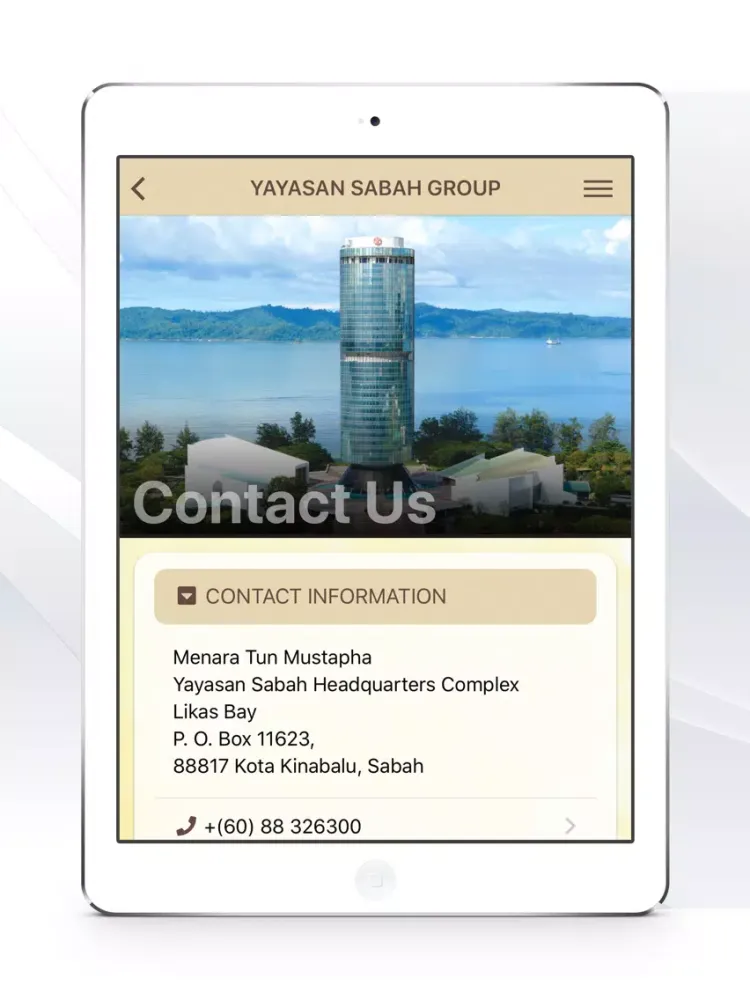 Yayasan Sabah Group iPad 应用截图