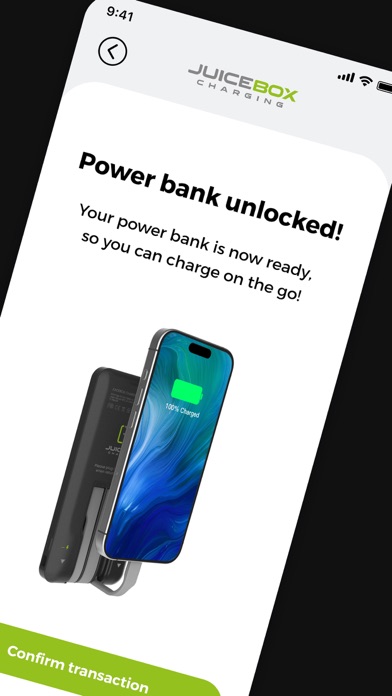 Tangkapan layar JuiceBox Charging