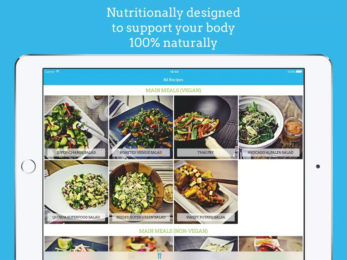 Jason Vale’s 7-Day ‘Super-Charge Me!’ Health Kick iPad  Screenshots