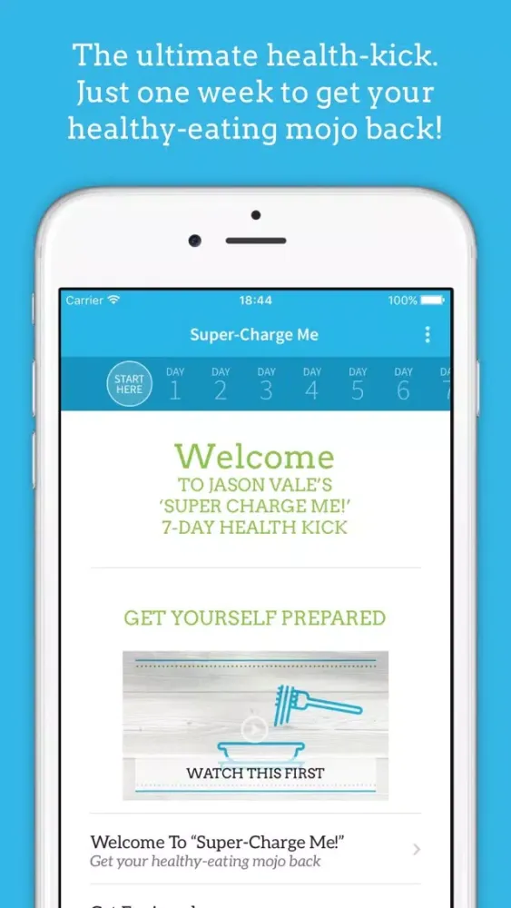 Jason Vale’s 7-Day ‘Super-Charge Me!’ Health Kick Screenshots