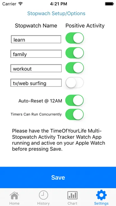 TimeOfYourLife Multi Stopwatch應用截圖