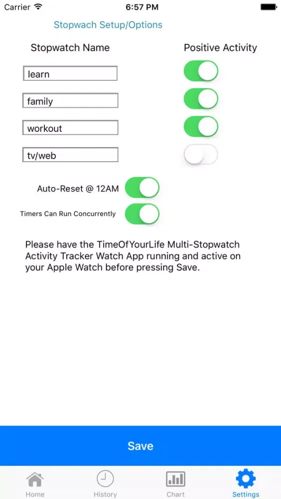 Ảnh chụp màn hình của TimeOfYourLife Free Self Improvement App for Watch