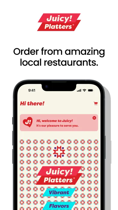 Скриншоты Juicy Platters App