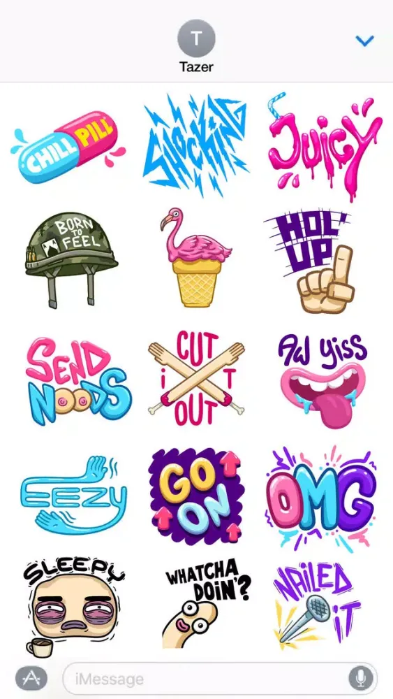 Captures d'écran de Juicy Hot Sticker Pack