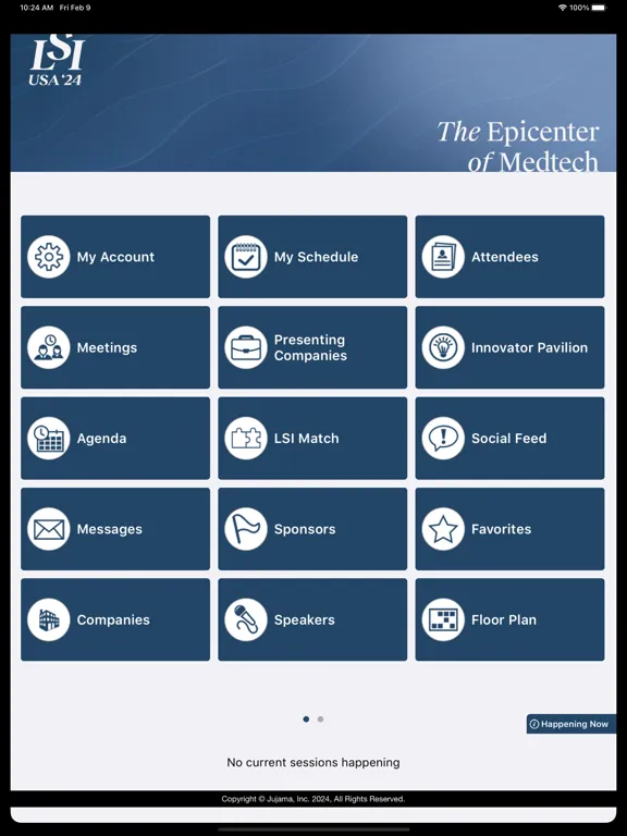Capturas de pantalla de LSI Summit Events iPad 