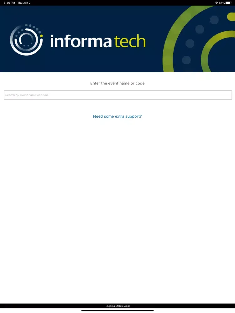 ภาพหน้าจอของ Informa Tech iPad 