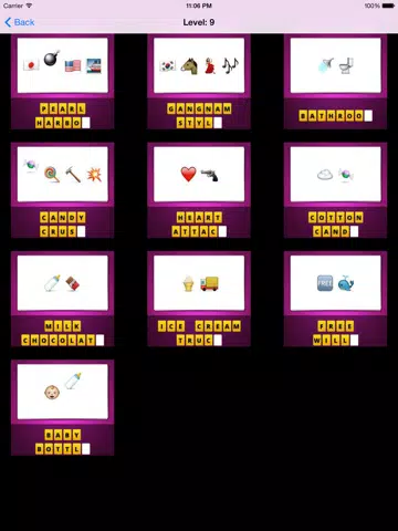 Capturas de pantalla de Answers for Guess the emoji iPad 