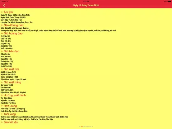 Ngày lành tháng tốt ® iPad  Screenshots