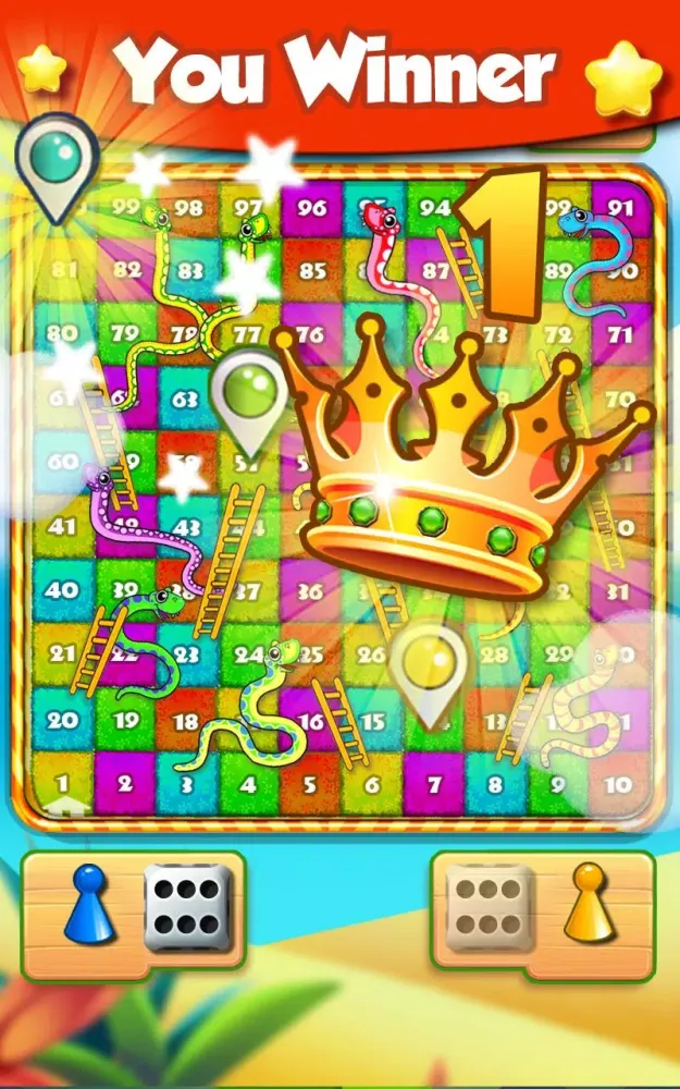Ảnh chụp màn hình của Snakes and Ladders