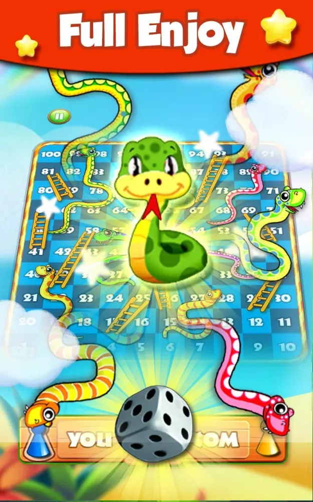 Ảnh chụp màn hình của Snakes and Ladders