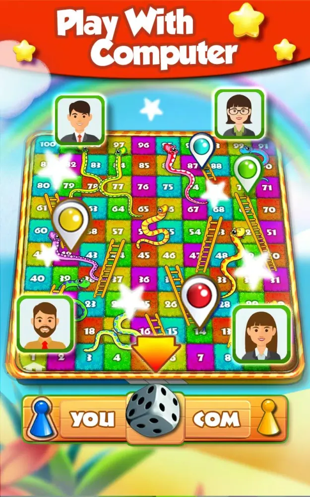 Ảnh chụp màn hình của Snakes and Ladders