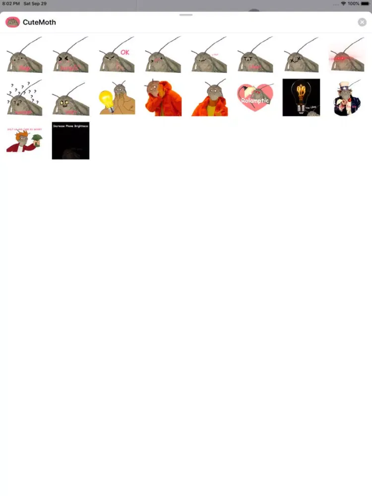Capturas de pantalla de CuteMoth iPad 