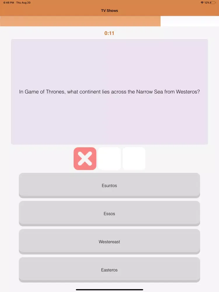 Ice Pop Trivia iPad  スクリーンショット