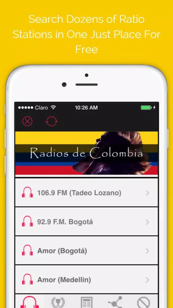 تصاویر 'A Colombia Radio Stations Online: The Best Internet Radios in AM and FM with all kind of music