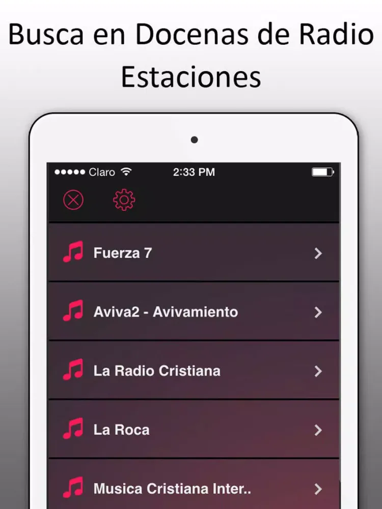 Christian Music: Free Radio Stations of Songs iPad  स्क्रीनशॉट
