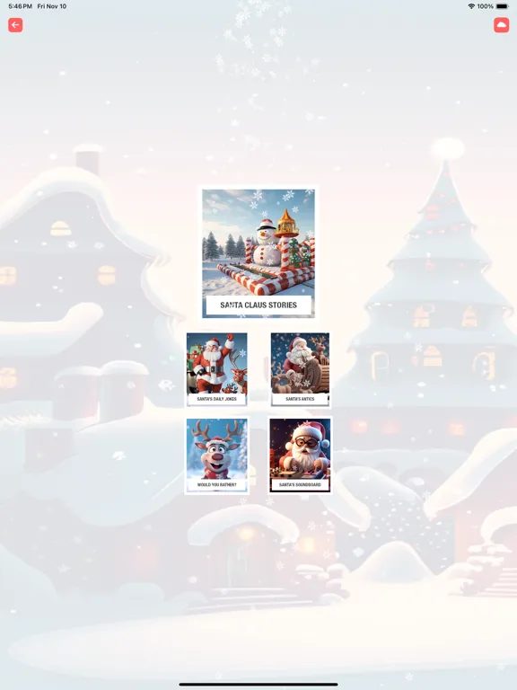 Zrzuty ekranu Santa Claus Stories iPad 