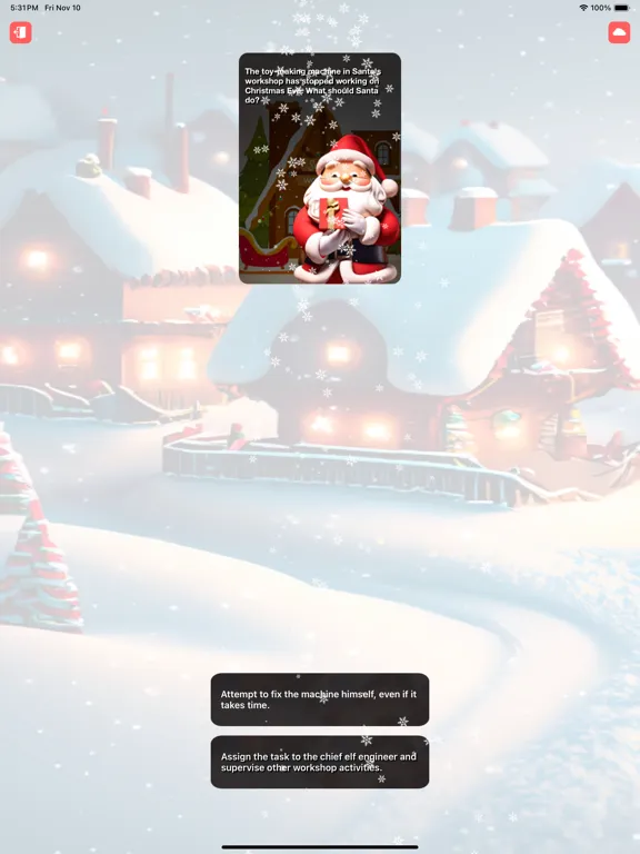 Zrzuty ekranu Santa Claus Stories iPad 