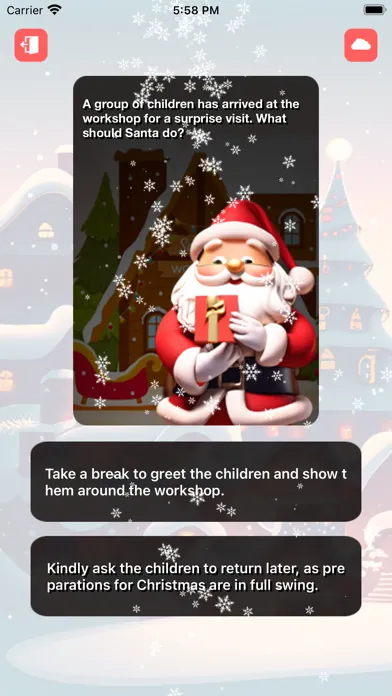 Zrzuty ekranu Santa Claus Stories