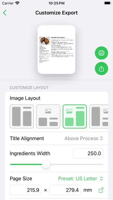 Captures d'écran de Iterecipe