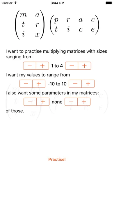 Matrix Practice স্ক্রিনশট