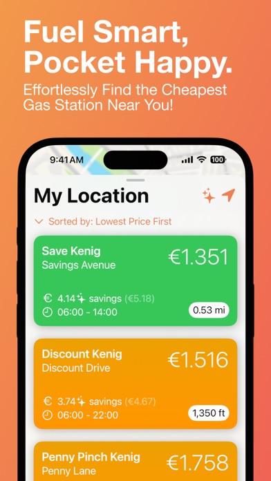 Cheap Gas Stations Spritkenig স্ক্রিনশট