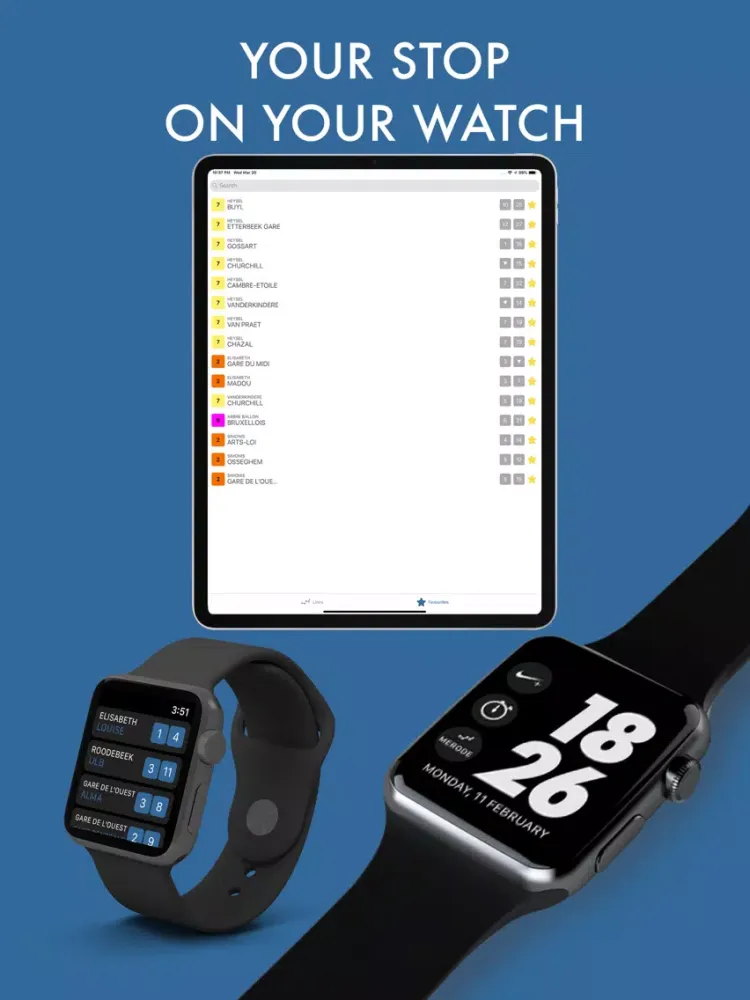 WatchMetro: Brussels iPad 应用截图